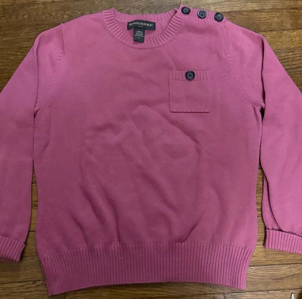 Banana Republic Boys XL Sweater in Pink